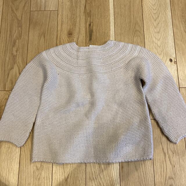 ZARA KIDS(ザラキッズ)のzara ニットカーディガン キッズ 110cm ザラキッズ キッズ/ベビー/マタニティのキッズ服女の子用(90cm~)(カーディガン)の商品写真