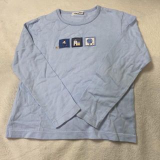 ファミリア(familiar)のファミリア　薄手 長袖  トレーナー  130  水色(Tシャツ/カットソー)