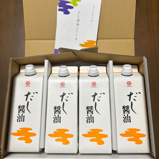 鎌田　だし醤油　500ml x 4 食品/飲料/酒の食品(調味料)の商品写真