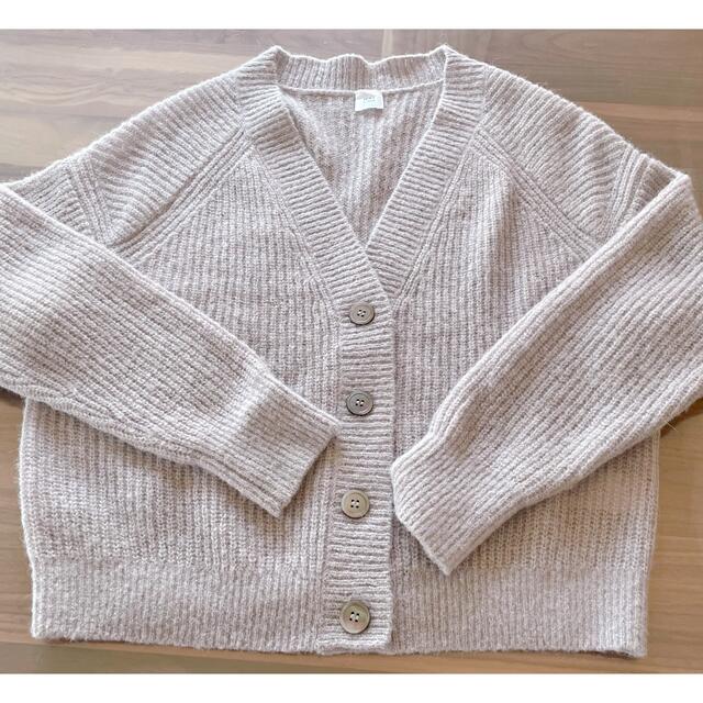 IENA(イエナ)のIENA LA BOUCLE BabyAlpaka混 畦カーディガン レディースのトップス(カーディガン)の商品写真