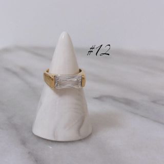 s square stone  ring  ¥3500→2800(リング(指輪))