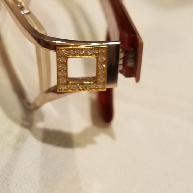 BVLGARI　18金　ダイヤモンド付メガネ