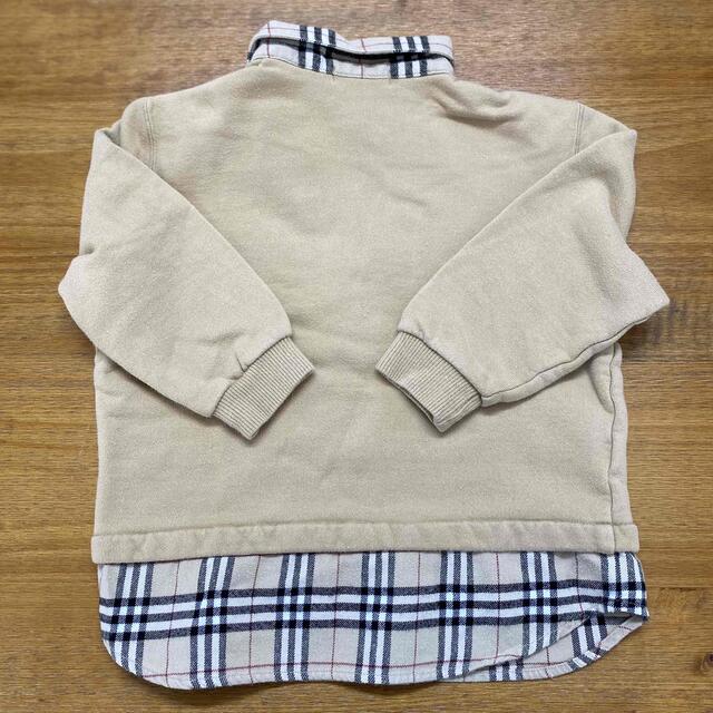 BURBERRY(バーバリー)のバーバリー　スウェット　ベージュ　110cm キッズ/ベビー/マタニティのキッズ服男の子用(90cm~)(Tシャツ/カットソー)の商品写真