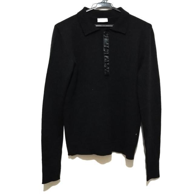 DIOR HOMME(ディオールオム)のディオールオム 長袖セーター メンズ - 黒 メンズのトップス(ニット/セーター)の商品写真