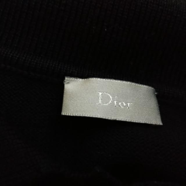 DIOR HOMME(ディオールオム)のディオールオム 長袖セーター メンズ - 黒 メンズのトップス(ニット/セーター)の商品写真