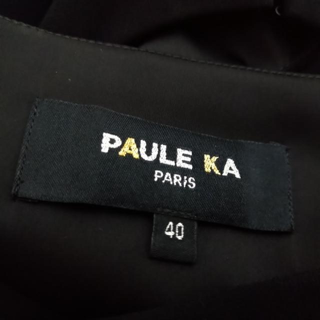 PAULE KA(ポールカ)のポールカ ワンピース サイズ40 M - 黒 レディースのワンピース(その他)の商品写真