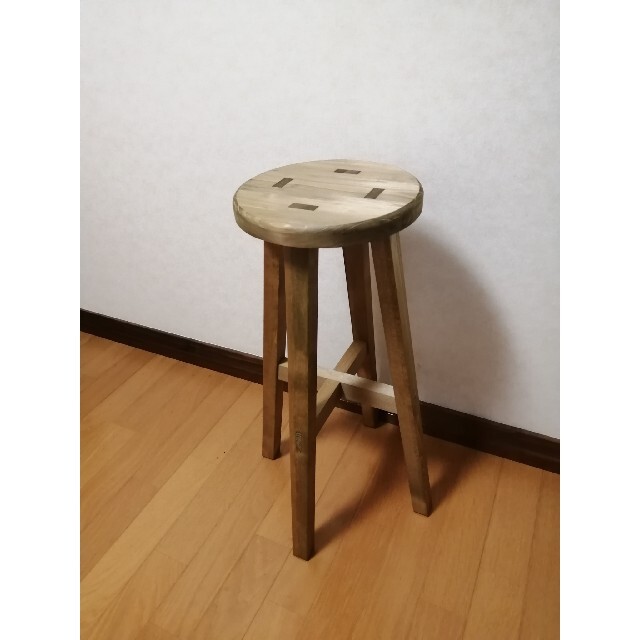 木製スツール 高さ52cm 丸椅子 stool - スツール