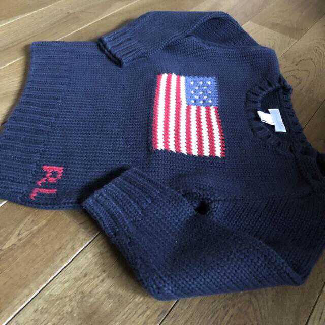 Ralph Lauren(ラルフローレン)のRalph Lauren アメリカ国旗ニット キッズ/ベビー/マタニティのキッズ服男の子用(90cm~)(ニット)の商品写真