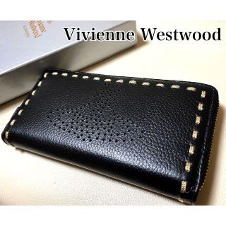 ヴィヴィアンウエストウッド(Vivienne Westwood)のVivienne Westwood ☆ 新品未使用 ブラック パンチング 長財布(財布)