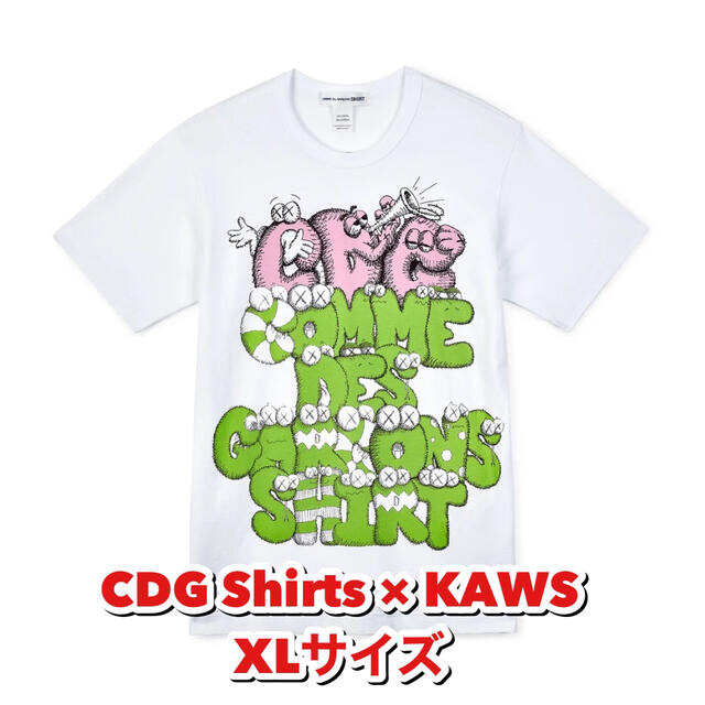 COMME des GARCONS(コムデギャルソン)のCDG Shirts × KAWS XLサイズ コムデギャルソンシャツ メンズのトップス(Tシャツ/カットソー(半袖/袖なし))の商品写真