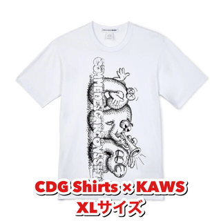 コムデギャルソン(COMME des GARCONS)のCDG Shirts × KAWS XLサイズ コムデギャルソンシャツ(Tシャツ/カットソー(半袖/袖なし))