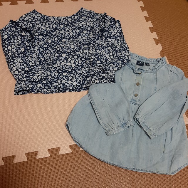 babyGAP(ベビーギャップ)のギャップ　チュニック　ロンT　4歳　105センチ キッズ/ベビー/マタニティのキッズ服女の子用(90cm~)(Tシャツ/カットソー)の商品写真