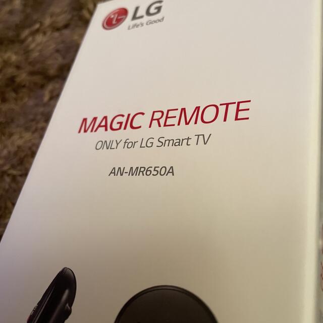 LG Electronics(エルジーエレクトロニクス)のLG マジックリモコン　AN-MR650A スマホ/家電/カメラのテレビ/映像機器(その他)の商品写真