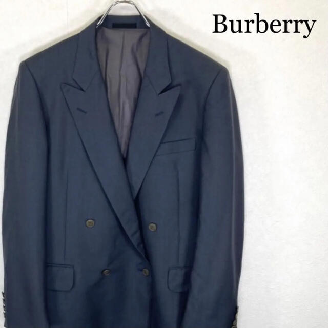 BURBERRY(バーバリー)のD4  90s BURBERRY テーラードジャケット ネイビー メンズのジャケット/アウター(テーラードジャケット)の商品写真