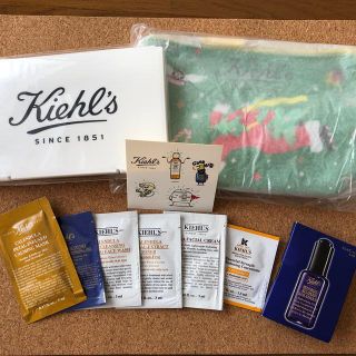 キールズ(Kiehl's)の値下げ！キールズ　ノベルティ・サンプル10点セット(サンプル/トライアルキット)