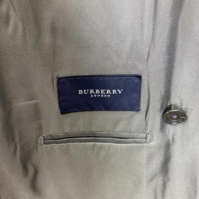 BURBERRY(バーバリー)のD4  90s Burberry London テーラードジャケット グレー メンズのジャケット/アウター(テーラードジャケット)の商品写真