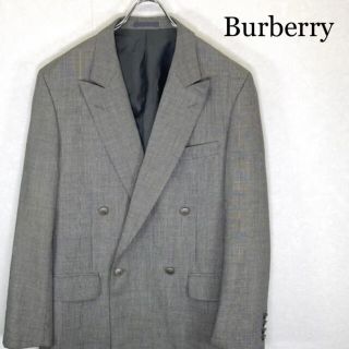 バーバリー(BURBERRY)のD4  90s Burberry London テーラードジャケット グレー(テーラードジャケット)