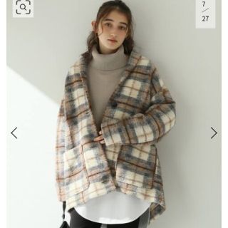 イザベルマラン(Isabel Marant)のイザベルマラン ジャケット ELOMIA チェックコート(チェスターコート)