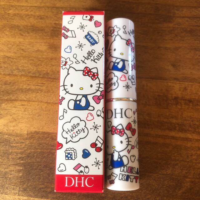 DHC(ディーエイチシー)のDHC薬用リップクリーム　ハローキティ コスメ/美容のスキンケア/基礎化粧品(リップケア/リップクリーム)の商品写真