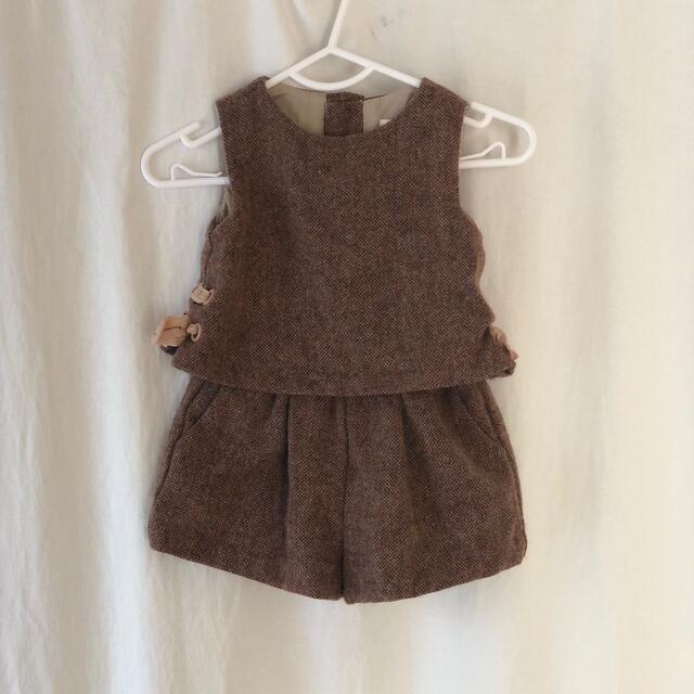 ZARA KIDS(ザラキッズ)のzara ワンピース　オールインワン 74 キッズ/ベビー/マタニティのベビー服(~85cm)(その他)の商品写真