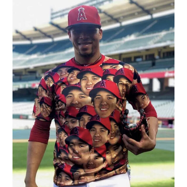 82%以上節約 日本未発売 アナハイム ホームラン 兜 Tシャツ 半袖