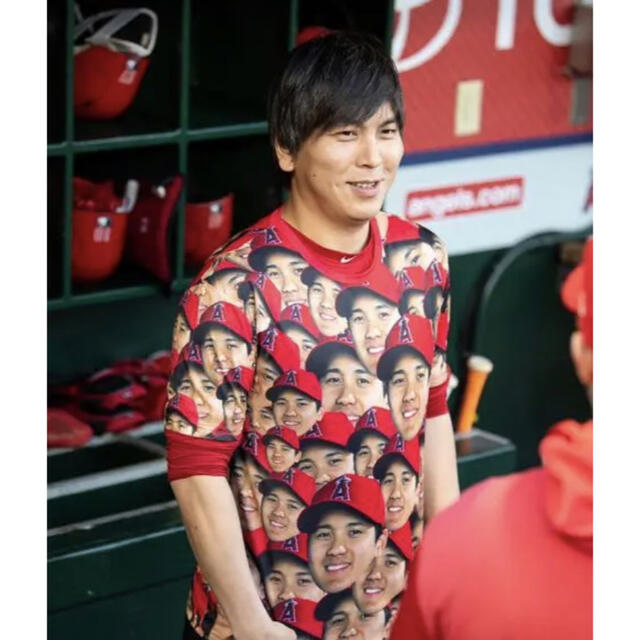 【即日発送】大谷翔平 顔だらけ Tシャツ エンゼルススタジアム配布品 本物