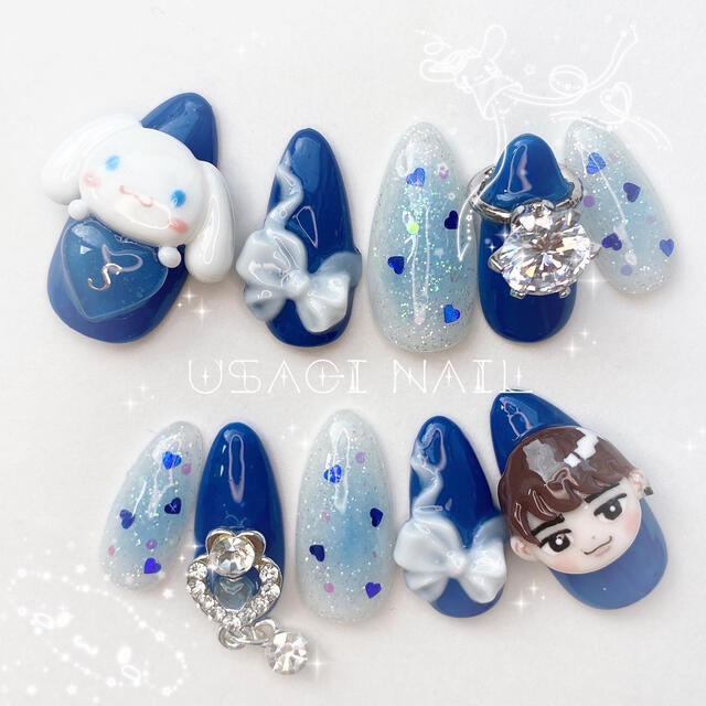 お客様オーダー例⛄️❄️️✧*｡ ご指定のキャラクター💙の通販 by ...