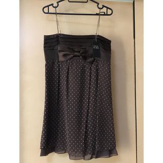 セシルマクビー(CECIL McBEE)の★新品★セシル★サテンリボン付きシフォンキャミワンピ(ミニワンピース)