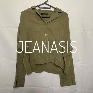 ジーナシス(JEANASIS)の【JEANASIS】シャツ　カーキ(シャツ/ブラウス(長袖/七分))