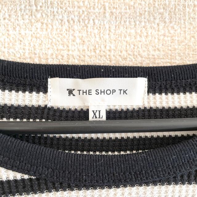 THE SHOP TK(ザショップティーケー)のワッフルボーダーT メンズのトップス(Tシャツ/カットソー(七分/長袖))の商品写真