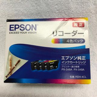 エプソン(EPSON)のEPSON インクカートリッジ RDH-4CL リコーダー(PC周辺機器)