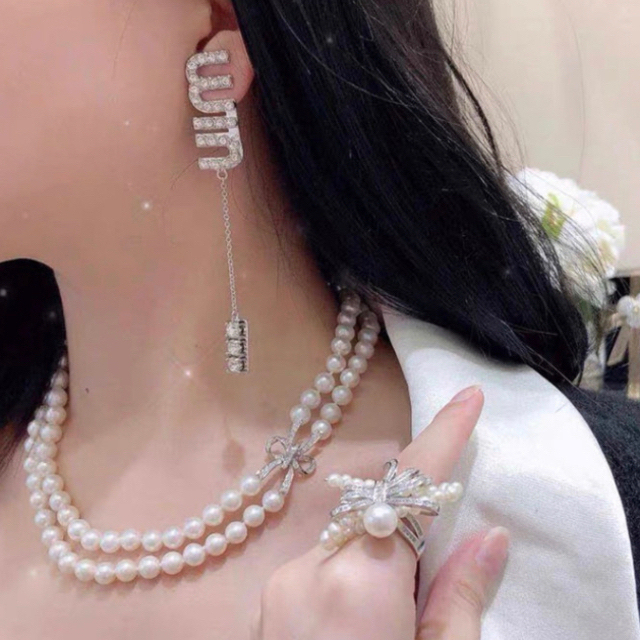 ♡MIU pierce♡ レディースのアクセサリー(ピアス)の商品写真