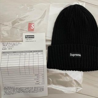 シュプリーム(Supreme)のsupreme ニット帽　黒(ニット帽/ビーニー)