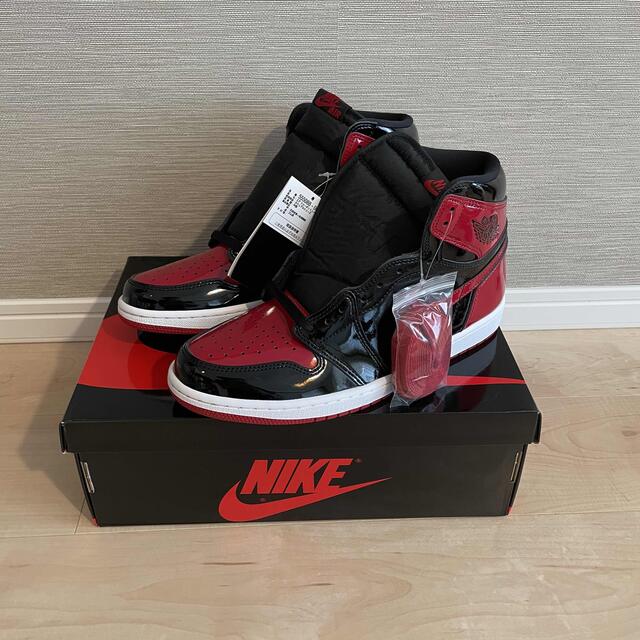 靴/シューズAIR JORDAN 1 HIGH OG “PATENT BRED”