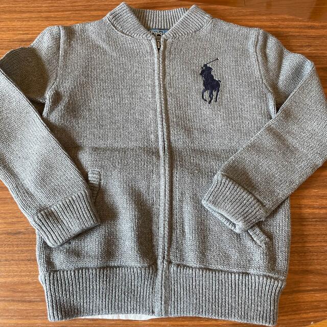 POLO RALPH LAUREN(ポロラルフローレン)のPOLO by Ralph Laurenポロラルフローレンジップアップニット キッズ/ベビー/マタニティのキッズ服男の子用(90cm~)(ニット)の商品写真