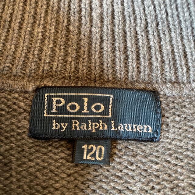 POLO RALPH LAUREN(ポロラルフローレン)のPOLO by Ralph Laurenポロラルフローレンジップアップニット キッズ/ベビー/マタニティのキッズ服男の子用(90cm~)(ニット)の商品写真