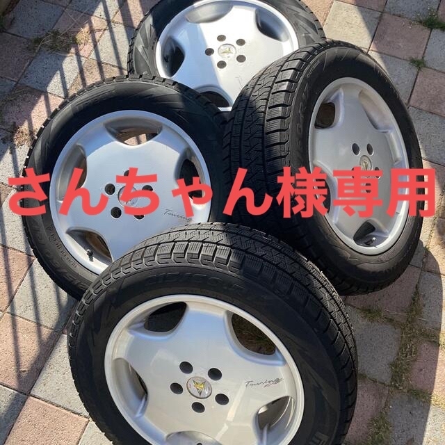 スタッドレスタイヤ(215/60R17) WORKディッシュホイール付４本セットPIRELLI走行距離