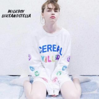 ミルクボーイ(MILKBOY)のMILKBOY ミルクボーイ　シリアルキラーTEE 長袖 ロンT長袖 新品未開封(Tシャツ/カットソー(七分/長袖))