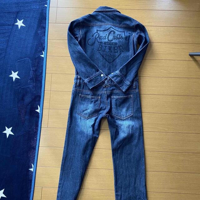 RAD CUSTOM(ラッドカスタム)のs.tさん専用☆値下げ☆RADCUSTOM デニムつなぎ キッズ/ベビー/マタニティのキッズ服男の子用(90cm~)(パンツ/スパッツ)の商品写真