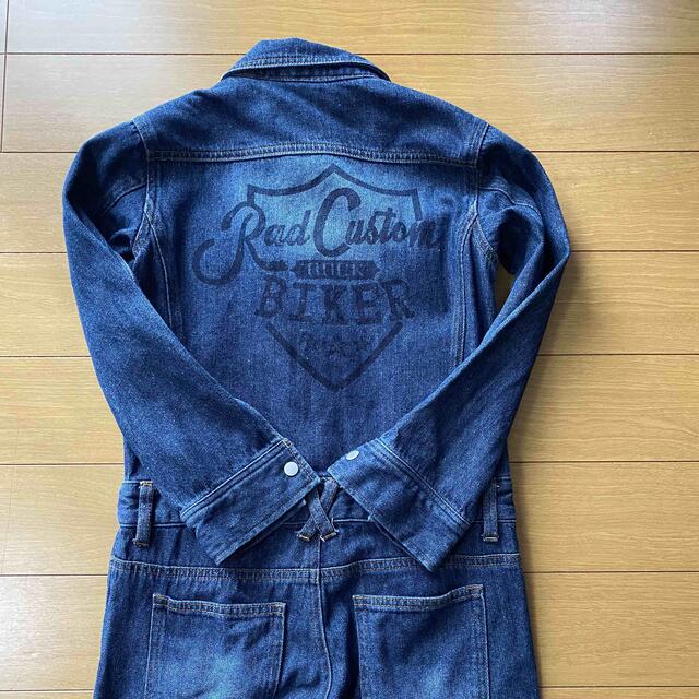 RAD CUSTOM(ラッドカスタム)のs.tさん専用☆値下げ☆RADCUSTOM デニムつなぎ キッズ/ベビー/マタニティのキッズ服男の子用(90cm~)(パンツ/スパッツ)の商品写真