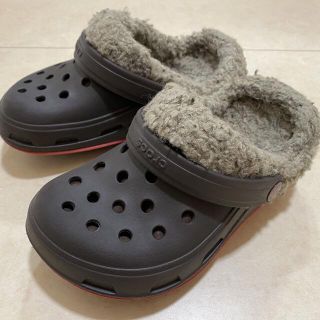 クロックス(crocs)のクロックス ボア クロックストーン ジュリアラインド  W4 (サンダル)