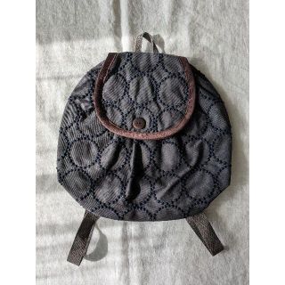 ミナペルホネン(mina perhonen)の【正規品】ミナペルホネン　キッズ用リュックサック　タンバリン柄(リュックサック)