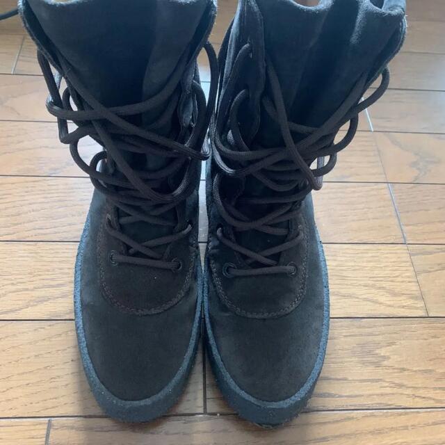 靴/シューズYeezy season 2crepe boots ダークブラウン 41