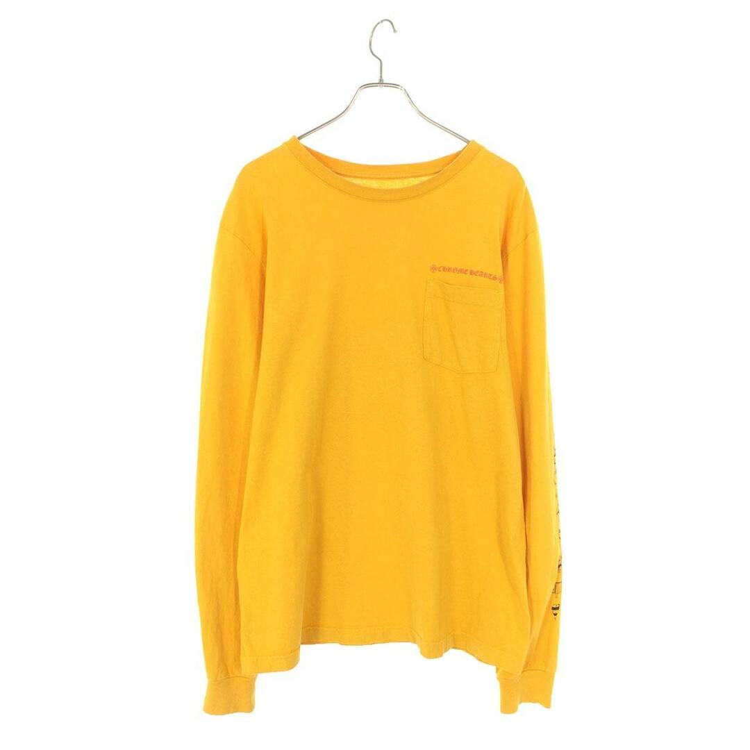 クロムハーツ PPO mustard LS MATTY BOYバックプリント長袖カットソー  メンズ L