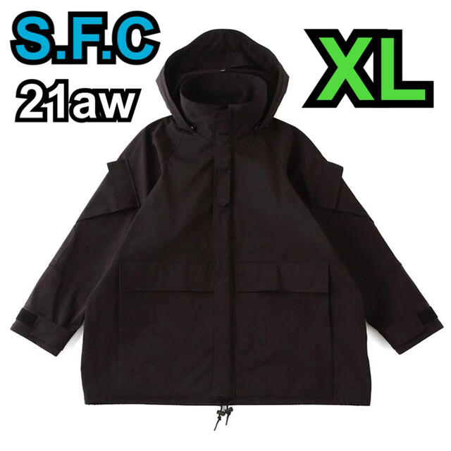 1LDK SELECT - Stripes For Creative MILITARY PARKA XL 黒の通販 by