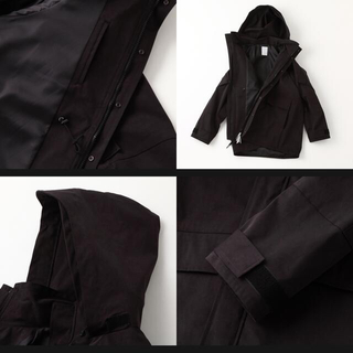 1LDK SELECT - Stripes For Creative MILITARY PARKA XL 黒の通販 by 
