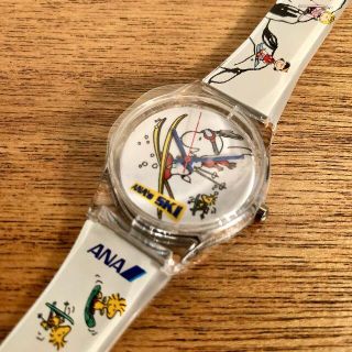 スウォッチ(swatch)の【ひしゃこ様専用】全日空×スヌーピー ANA's SKI オリジナルウォッチ(ノベルティグッズ)