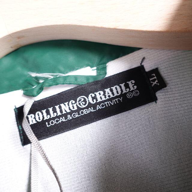 ROLLING CRADLE(ローリングクレイドル)のROLLINGCRADLE　コーチジャケット　グリーン メンズのジャケット/アウター(ナイロンジャケット)の商品写真