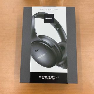 ボーズ(BOSE)のBOSE QUIETCOMFORT 45 BLACK 新品未開封(ヘッドフォン/イヤフォン)