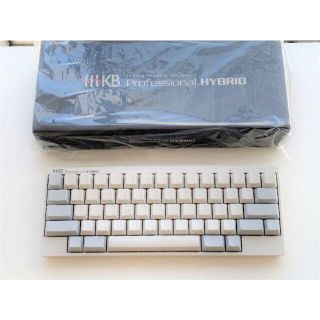 フジツウ(富士通)のPFU HHKB Professional HYBRID 無刻印／白（英語配列）(PC周辺機器)